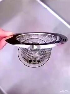 Filter Saringan Bak Cuci Piring Penyaring Wastafel Stainless Kitchen Sink Strainer Anti Sumbatan