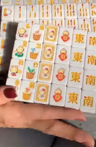 SG-Stock 2025 McDonalds Ultraman Mahjong Set 144 Pcs Mahjong Tiles Chinese Mahjong Gift Souvenir Collection Portable Travel Mahjong Set