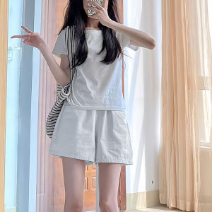 Quần Short Cotton Nguyên Chất Cạp Cao Mùa Hè Cho Nữ Quần Short Thể Thao Cạp Chun Mỏng Quần Short Ống Rộng Cỡ Lớn