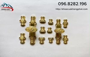 K369 - Thanh Chốt Chặn Cửa - Thanh Clemon Bằng Đồng - Cremon Thanh Chốt Chặn Cửa - Kemon Thanh Chỉ Kéo Cửa