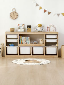 XIAOHUAMEIMEI | Multifunctional Toy Storage Shelf Big Capacity 2 in 1 Organizer