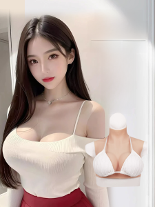 Hongshan Silicone Prosthetic Breast Fake Chest Male Use Super Large Fake Breast Fake Chest for Live Broadcasters Ultra Thin