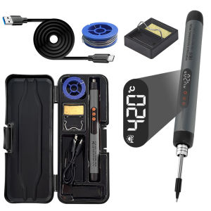 C200 USB Portable Electric Soldering Iron Kit Optional LED digital display Three Adjustable Temperature 300-420℃ Welding tools