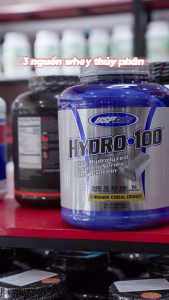 Bột Whey protein tăng cơ USP Labs Hydro 100 | 100% Hydrolyzed Platinum Whey Protein 5 Lbs (227 kg) - GYMSTORE