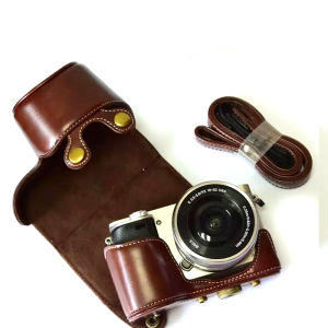 Sony Camera Bag Protection Cover for A6000 A6300 A6400 A6100 A5100 ZV-E10L Multi-Use Design High-Quality Leather Digital Accessories