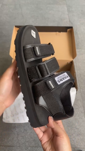 KHANS - Sandal Gunung Pria - Shaquille Full Black