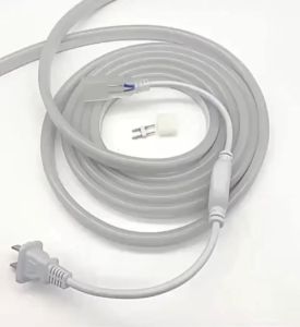 Dây đèn LED Neon 8x16mm 220V sáng 1 mặt gắn sẵn nguồn trang trí hắt trần viền sáng trang trí