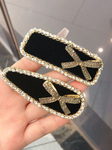 Pearl Bows Barrettes 2023 New Arrival Rhinestone BB Clip Side Clip Side Bang Clip Fancy Hair Accessories Headdress for Women