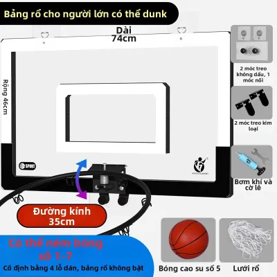 hongdeng | Rổ Bóng Rổ Trẻ Em Dùng Trong Nhà Và Ngoài Trời Với Đế Kính Cường Lực