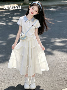 Lightweight Printed Girls Summer Dress Set