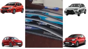 Một cặp (2 cái) chổi gạt mưa Toyota Wigo Innova Raize Vios Altis Camry Hilux Fortuner Zace Landcruiser Prado
