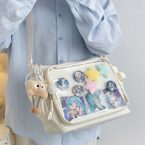 JIFANPAUL | Transparent Minimalist Large Capacity Shoulder Satchel