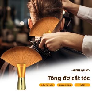 Bàn Chải Chải Tóc Lông Mềm Có Tay Cầm Dành Cho Thợ Cắt Tóc Và Thợ Làm Tóc Dụng Cụ Làm Sạch Tóc Bằng Nhựa Dành Cho Tóc Thừa Trong Salon