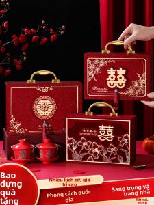 LANGMANXISHI | Hộp Quà Tiền Mặt Cao Cấp Màu Đỏ