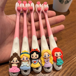 2PCS Baby Carton Toothbrush 2-12 Years  Soft Hair Cleaning Toothbrush Kids Oral Health Care