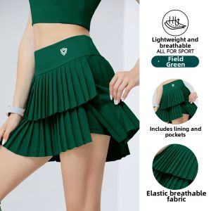 COSLEAF | Sports Running Short Skirt High Waist Tummy Control