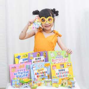 Buku Aktivitas Kreatif Anak 3D Set 6 Seri
