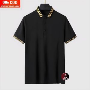 Kaos kerah polo wangki POLOS>COD-Kaos kerah lengan pendek>Kaos polo kombinasi pria>Kaos kerah motif pria