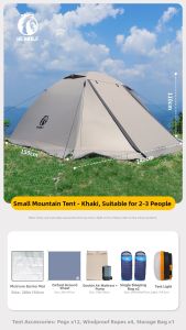 Hewolf | Outdoor Lightweight Portable Folding Waterproof Four-season Tent