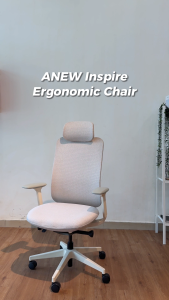 ANEW Inspire Ergonomic Office Gaming Chair Posture Care | Ergonomik Meja dan Kerusi  游戏办公椅子