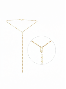 Sparkle 360-Degree Shimmer K-Gold Necklace