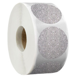Glossy Frosted round Stickers 500 Pieces/ Roll Decorative Gift Packaging Sealing Labels Beautiful Stationery Supplies