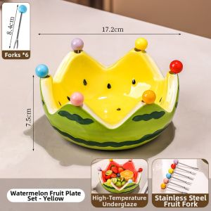 Mr.Snail | Creative Aesthetic Ceramic Fruit Plate