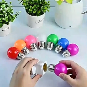 Keso หลอดไฟ led 3วัตต์ หลอดไฟ led กลม E27 สีสันสวยงาม ตกไม่แตกอย่างต่อเนื่องตกแต่งบ้าน