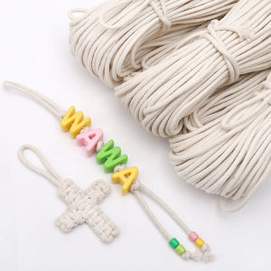 4 /10 Meters Natural Cotton Cord for Gift Packing Strings DIY Crafts Accessories Home Textile