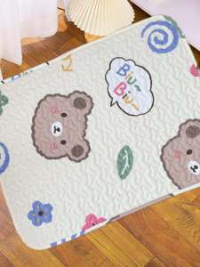 Anti-Slip Cotton Pet Mat for Dogs Cats And Rabbits Machine Washable All-Season Universal Cage Pad Soft Comfortable Sleeping Pad