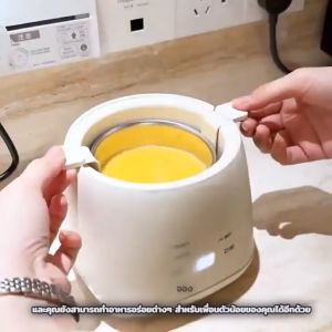 เครื่องต้มไข่ เครื่องนึ่งไข่ เครื่องต้มไข่ไฟฟ้า Multifunctional Boiled Eggs อัจฉริยะ 6 โหมดสำหรับการควบคุมอุณหภูมิที่แม่นยำ ใช้งานได้ง่าย ขนาดเล็กพกพา