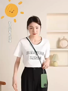 Crossbody Phone Lanyard Strap – Anti-Lost Halter Phone Lanyard with Detachable Neck Cord – Universal Phone Safety Strap