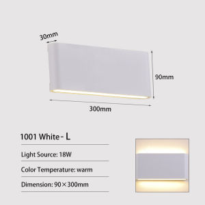 Wall Light Outdoor Wall Lamp Waterproof LED Indoor Bedroom Exterior Post Modern Minimalist Lights