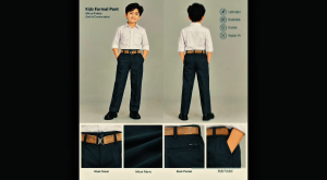 Luxury Lover Kids Formal Pant 4 Pocket  Micro Fabric Regular Fit Breathable Lightweight. "[Ready Stock]