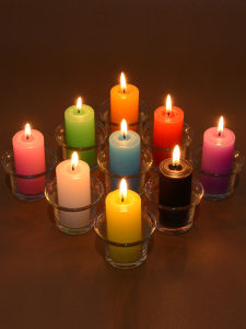 Black Cylindrical Candle Decorative Activity Home Lighting Short Fat Small Size Macaron Multicolor Festive Decoration Accessory