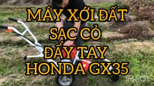 Máy cắt cỏ đẩy tay Honda GX35 tặng lưỡi cắt cỏ