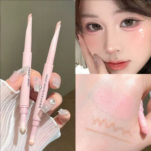Dorisna 2 Trong 1 Mắt-Túi Highlighter Eyeshadow Bút Kẻ Mắt Với đầu bọt biển Tear Trough Nổi Bật Bút Mịn trang điểm mắt không thấm nước