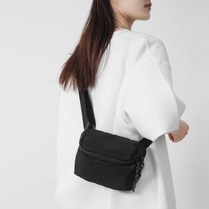 New Minimalist Design Oxford Cloth Crossbody Bag Lightweight Waist Bag Chest Bag Unique Original Single Shoulder Bag Mobile Phone Bag