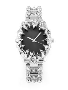 DENVOSI | DENVOSI Irregular Claw Quartz Watch Y2K Retro Style Accessory Watch With Embossed Luxury and Calendar Night Light Display