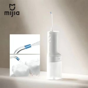 Xiaomi | Xiaomi Mijia Oral Irrigator 2 Portable Electric Water Flosser 200ml Type-C Charge 3 Modes for Teeth/Gum Cleaning 2 Nozzles
