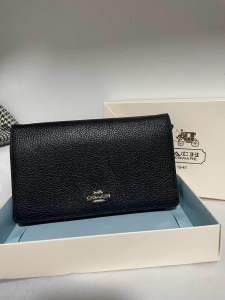 Preloved Authentic Ann foldover crossbody bag with box