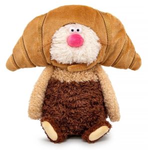New Budi Basa Cat Wearing A Croissant Hat Plush Toy