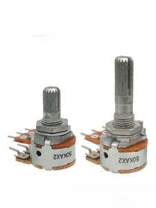 ALPS Audio Amplifier Audio Volume Dual Six Foot 6 Foot Potentiometer B100K50K10K Carbon Film Potentiometer Electronic Components