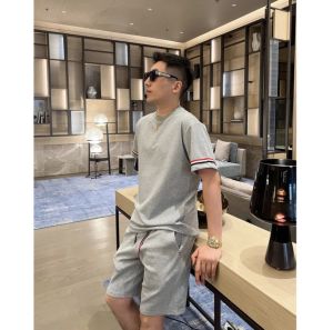 Summer New Retro Three-Color Air Cotton Short Sleeve Shorts Set Mens Fashion Casual Trendy Cool Versatile Style Youth Fit