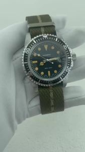 39.5mm Diver Retro Watch sapphire Glass NH35 calendar  Men Watch NH35/36 Automatic Movement Watch stainless steel Vintage Watch