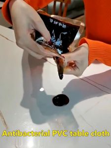【Peningkatan kualitas 100 kali DIY ukuran】F-NIAO Taplak Meja 2.5mm ketebalan taplak meja makan Tahan minyak taplak meja makan anti air