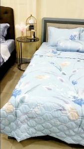 🌸[SIÊU ĐẸP-SIÊU HOT] - BỘ 5 MÓN CHĂN GA TENCEL LỤA MICROFIBER CAO CẤP SIÊU MÁT MỀM MỊN THẤM HÚT MỒ HÔI