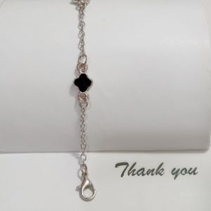 cakuy accesoris-gelang tangan rantai clover daun semanggi eceran harga lusinan