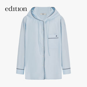 edition | Collaboration Series Summer Sleepwear Style Hooded Shirt