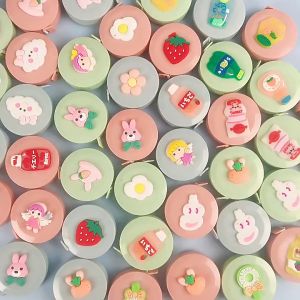 ELBER HL0617 Meteran Gulung Mini Karakter Lucu 150CM Praktis Portabel / Meteran Baju Motif Doubel Side Pocket Ruler Tailoring Tape